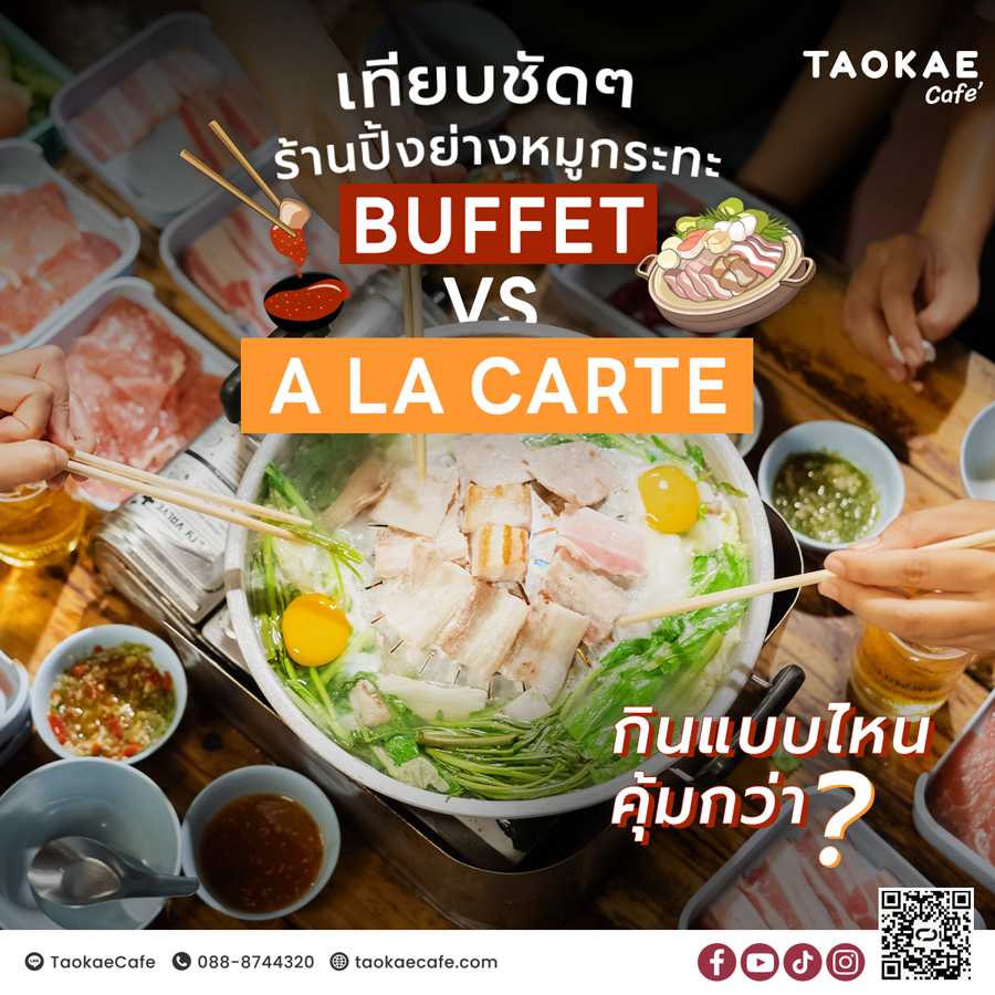 เทียบชัดๆ ร้านปิ้งย่างหมูกะทะ Buffet vs A La Carte กินแบบไหนคุ้มกว่า